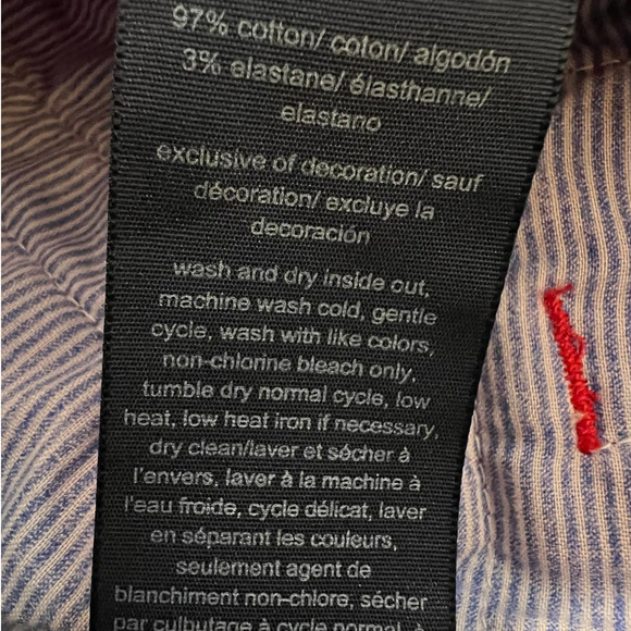 Tommy Hilfiger Summer Shorts Size 2 in Red Front and Back Pockets - Picture 4 of 4